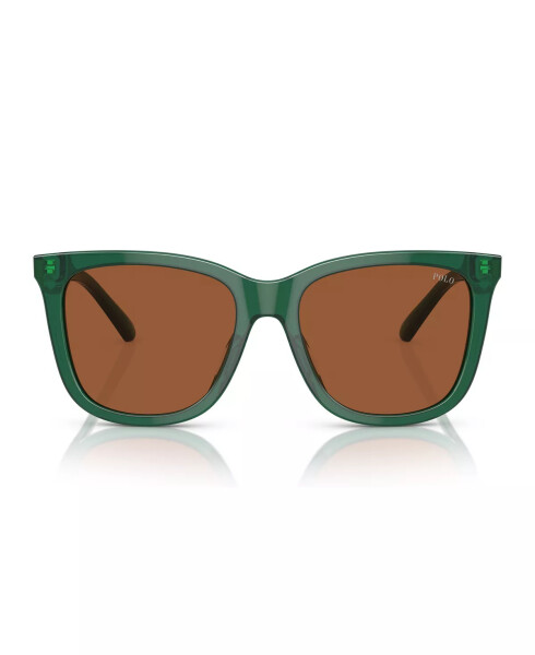 Women's Sunglasses, PH4201U Shiny Transparent Green - 2