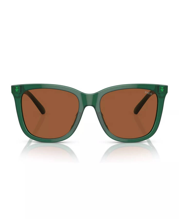 Women's Sunglasses, PH4201U Shiny Transparent Green - 2