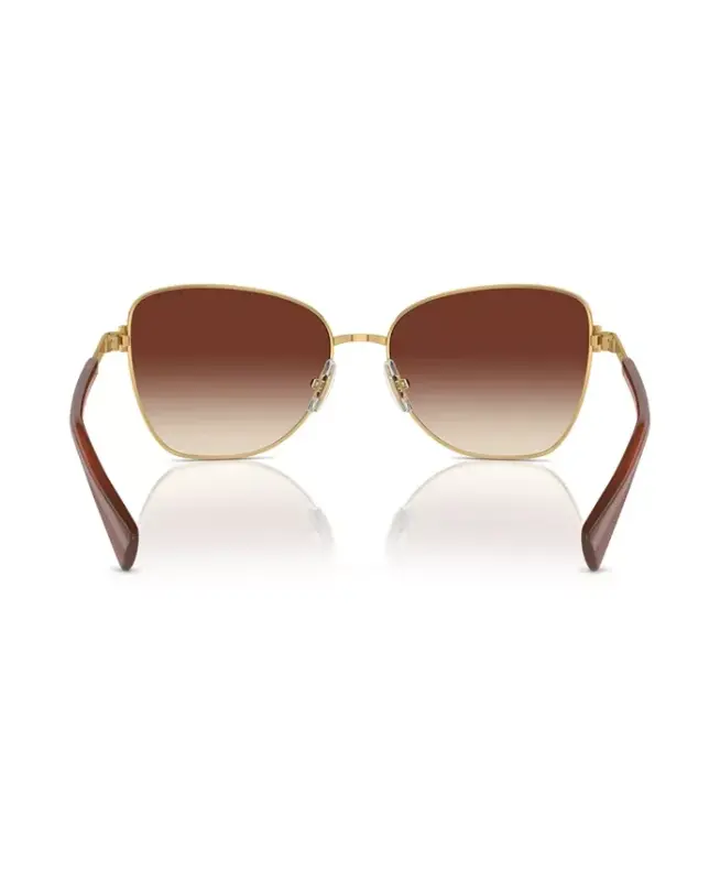 Women's Sunglasses, Ra4146-Shiny Gold, Brown - 3