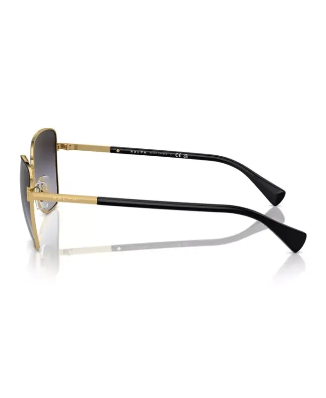 Women's Sunglasses, Ra4146-Shiny Gold, Gray - 2