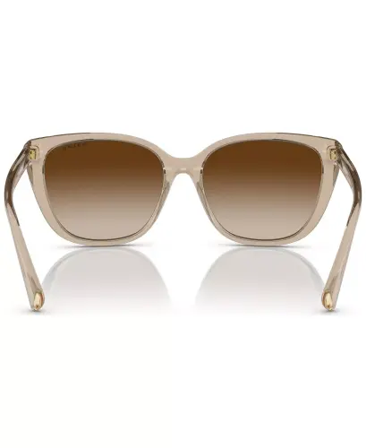 Women's Sunglasses, RA527456-Y-Shiny Transparent Brown - 4