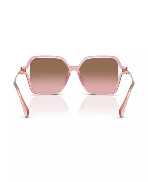 Women's Sunglasses RA5319U Shiny Transparent Pink - 4