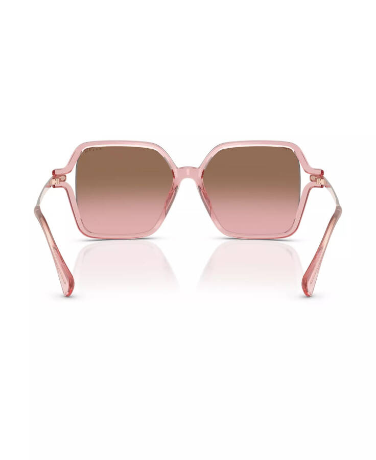 Women's Sunglasses RA5319U Shiny Transparent Pink - 4