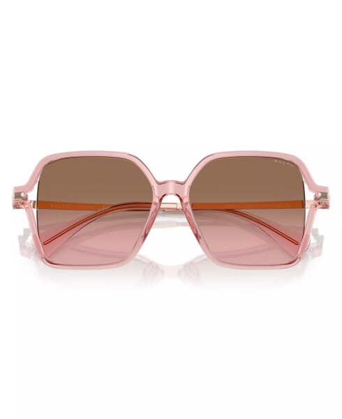 Women's Sunglasses RA5319U Shiny Transparent Pink - 5