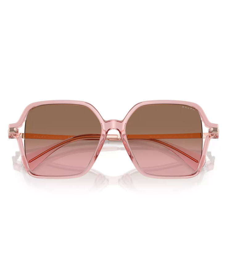 Women's Sunglasses RA5319U Shiny Transparent Pink - 5