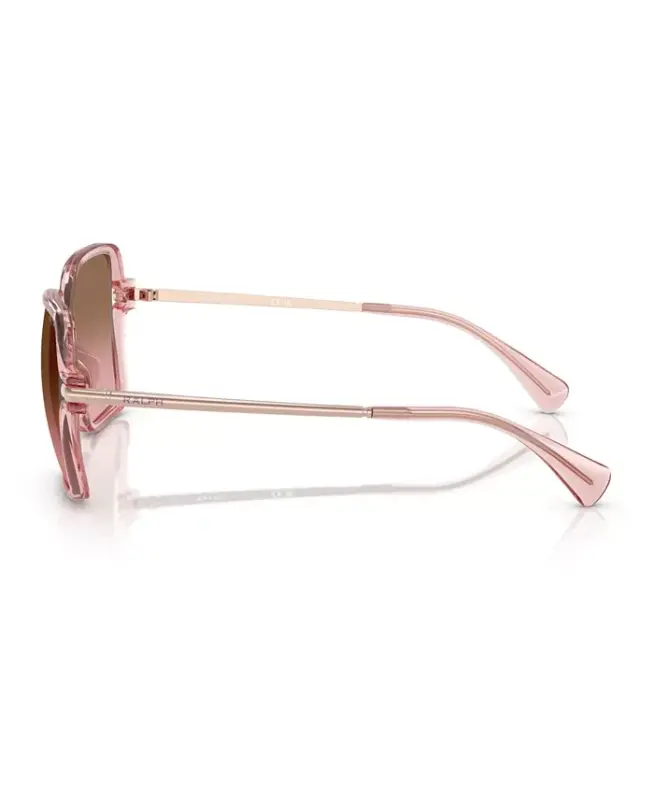 Women's Sunglasses RA5319U - Shiny Transparent Pink - 3