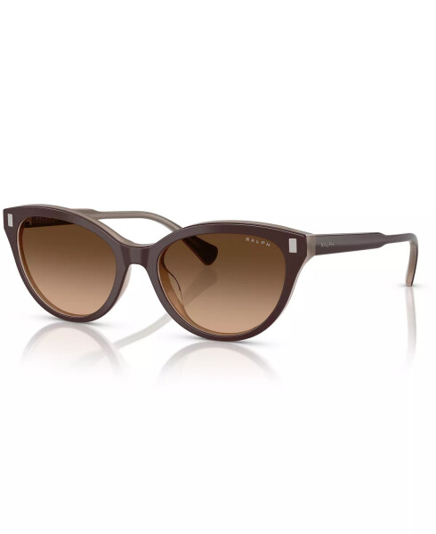 Women's Sunglasses RA5326U Solid Brown Milky Brown - 1