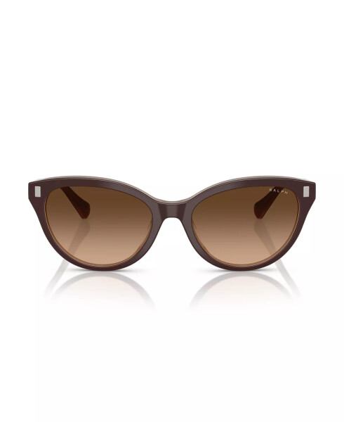 Women's Sunglasses RA5326U Solid Brown Milky Brown - 2