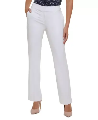Women’s Sutton Boot-Leg Trousers - Ivory - 1