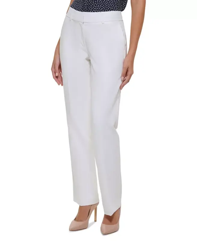 Women’s Sutton Boot-Leg Trousers - Ivory - 3