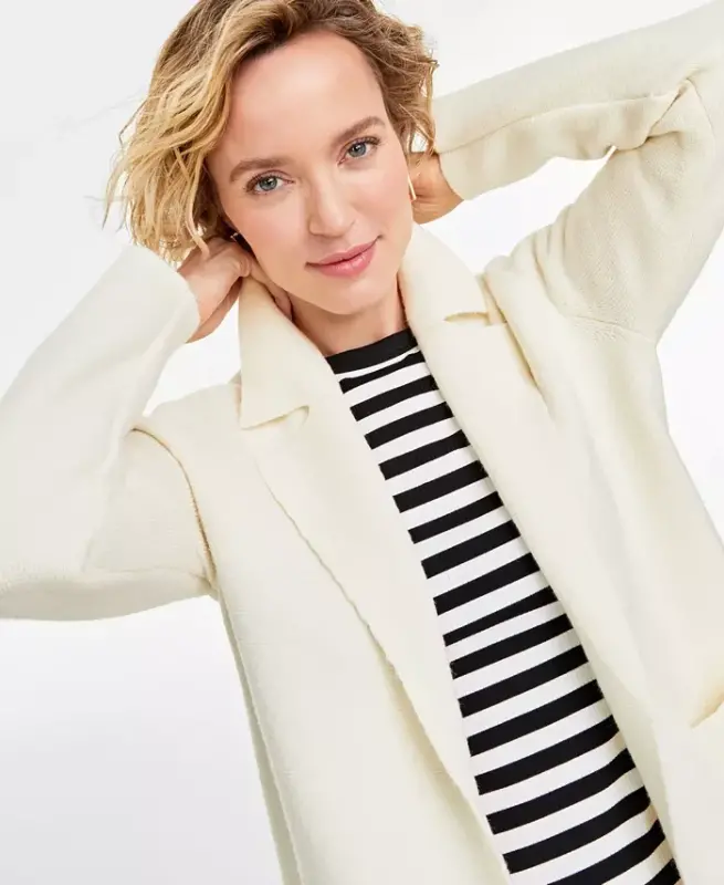 Women's Sweater Blazer, Created for Modazone - 3