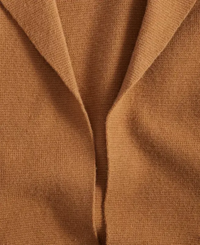 Women's Sweater Blazer, Created for Modazone - Salty Nut - 6