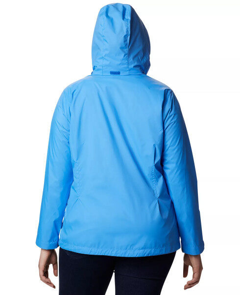 Women's Switchback Waterproof Packable Rain Jacket, XS-3X Harbor Blue - 6