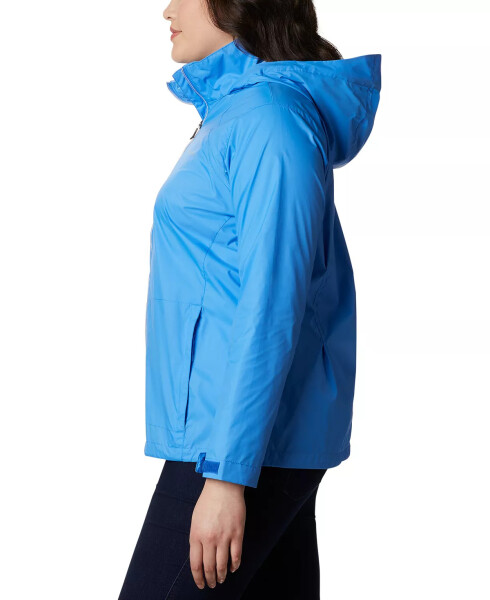 Women's Switchback Waterproof Packable Rain Jacket, XS-3X Harbor Blue - 7