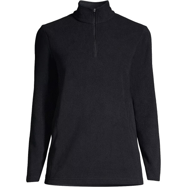 Women's Tall Anyweather Fleece Quarter Zip Pullover Black - 4