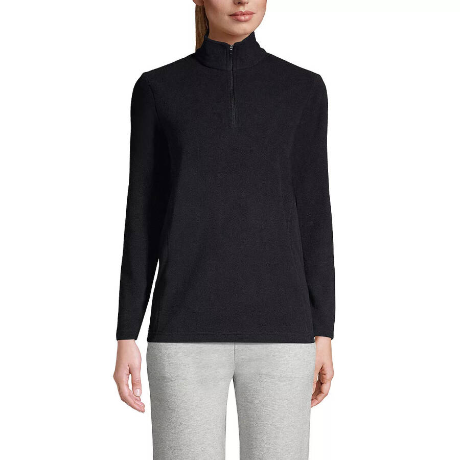 Women's Tall Anyweather Fleece Quarter Zip Pullover Black - 1