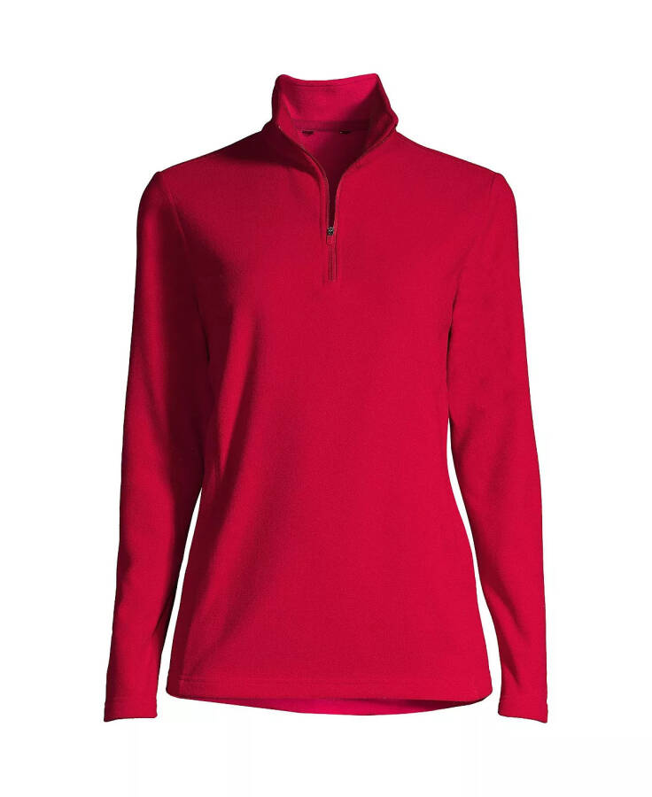 Women's Tall Anyweather Fleece Quarter Zip Pullover Rich red - 1