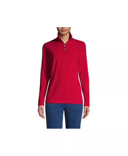 Women's Tall Anyweather Fleece Quarter Zip Pullover Rich red - 2