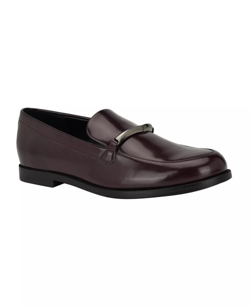 Women's Tedda Slip-On Dress Flat Loafers Dark Red - 6