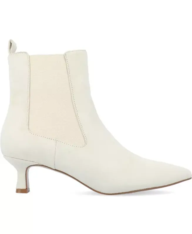 Women's Tenlee Pointed Toe Kitten Heel Dress Booties - 2