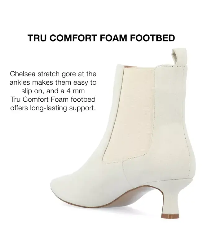 Women's Tenlee Pointed Toe Kitten Heel Dress Booties - 9