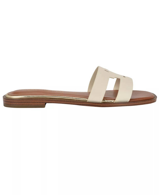 Women's Terenz Logo Strap Flat Slide Sandals - 2