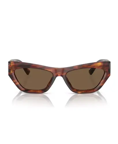 Women's The Kiera Sunglasses RL8218U-Striped Havana - 3