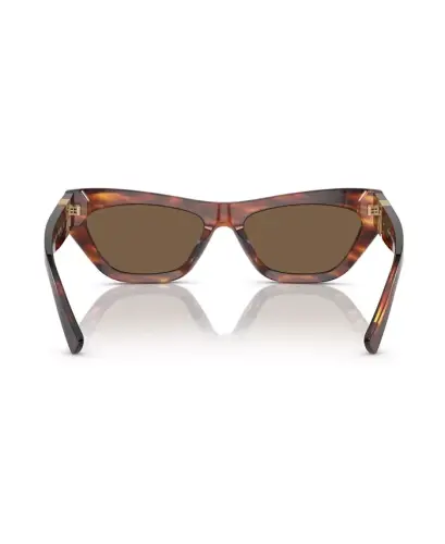 Women's The Kiera Sunglasses RL8218U-Striped Havana - 4