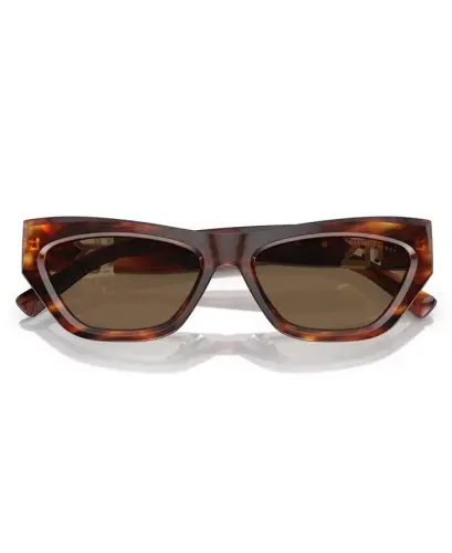 Women's The Kiera Sunglasses RL8218U-Striped Havana - 5