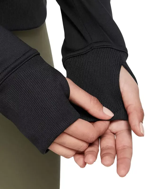 Women's Therma-FIT One Pullover Hoodie-Black/white - 4