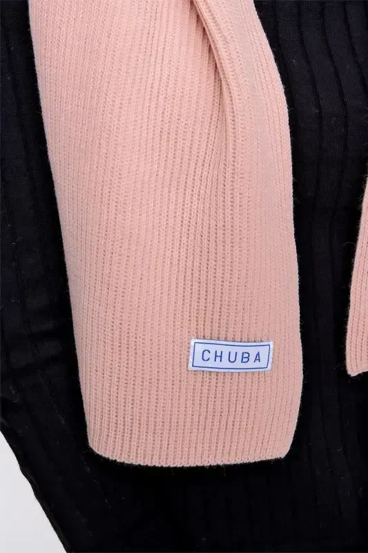 Women's Thessaloniki Knitted Scarf Powder 22wk271-Powder - 4