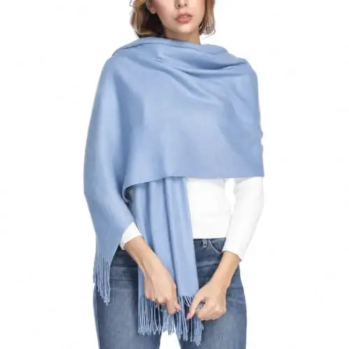Womens Thick Oversized PasModazoneina Shawl Wrap Scarves Soft Winter Warm Blanket | Womens Gifts Extra Large Long Wayfarer Travel Blanket - 3
