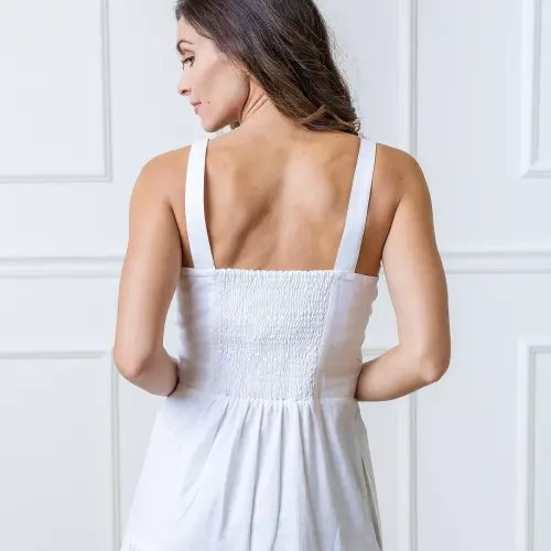 Women's Tiered Wrap Dress - 3