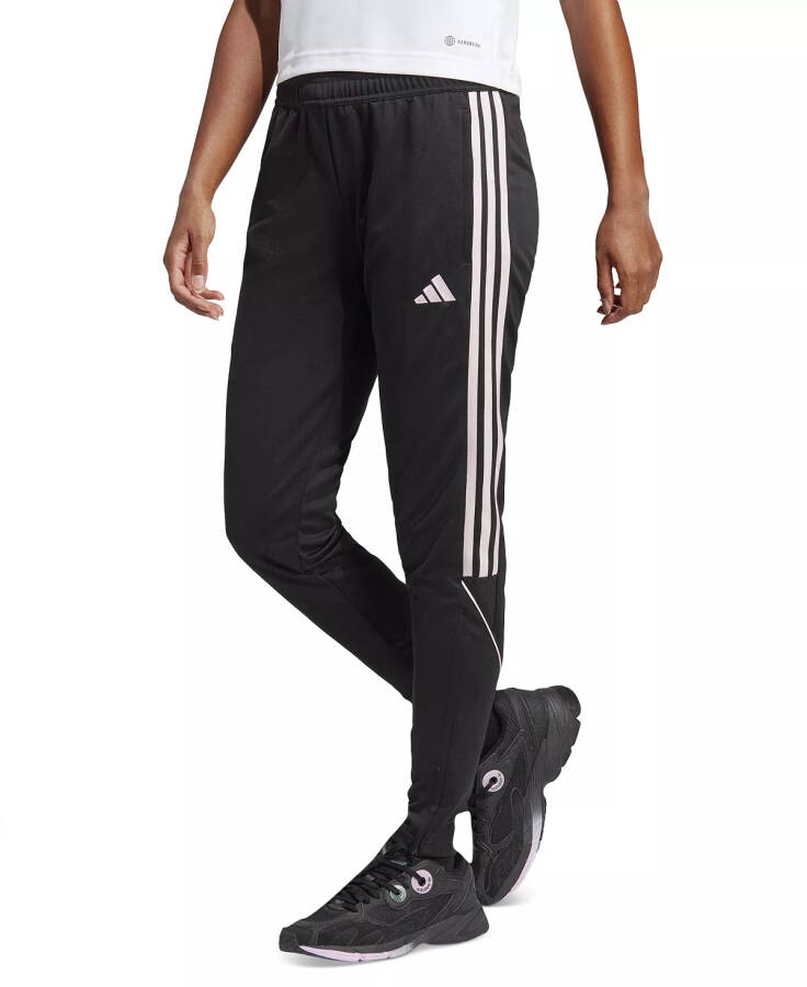 Women's Tiro 23 Track Pants Black/Clear Pink - 1