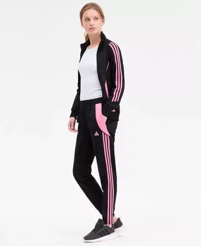 Women's Tiro 24 Slim-Fit Training Pants - Black/easy Pink - adidas (1)