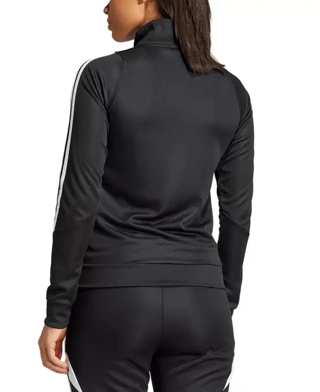 Women's Tiro 24 Zip-Up Track Jacket-Black/white - 2