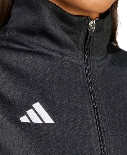 Women's Tiro 24 Zip-Up Track Jacket-Black/white - 3
