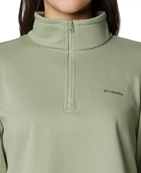 Women's Trek French Terry Half Zip Sweatshirt Safari - 3