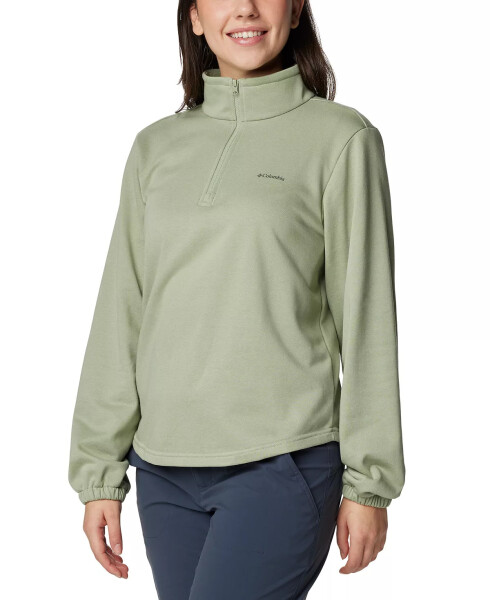 Women's Trek French Terry Half Zip Sweatshirt Safari - 4