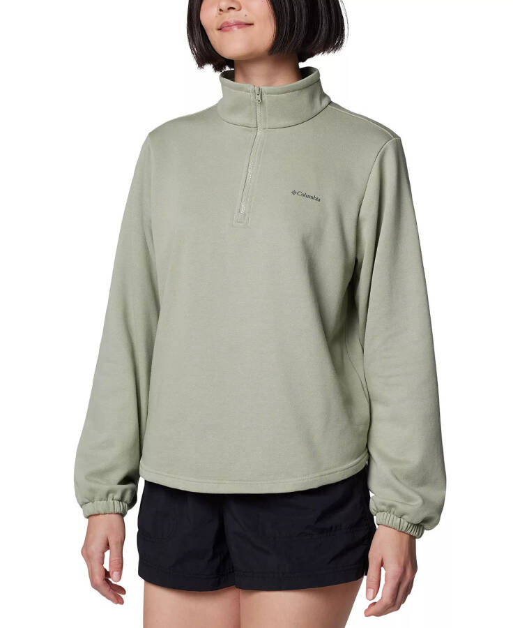 Women's Trek French Terry Half Zip Sweatshirt Safari - 9