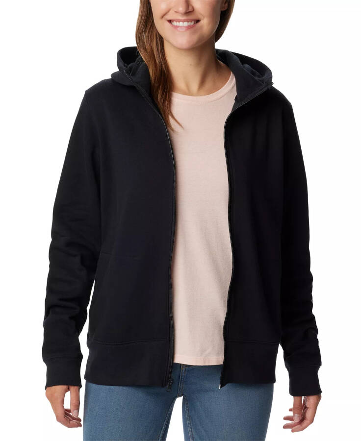 Women's Trek II Graphic Full-Zip Hoodie Black - 1