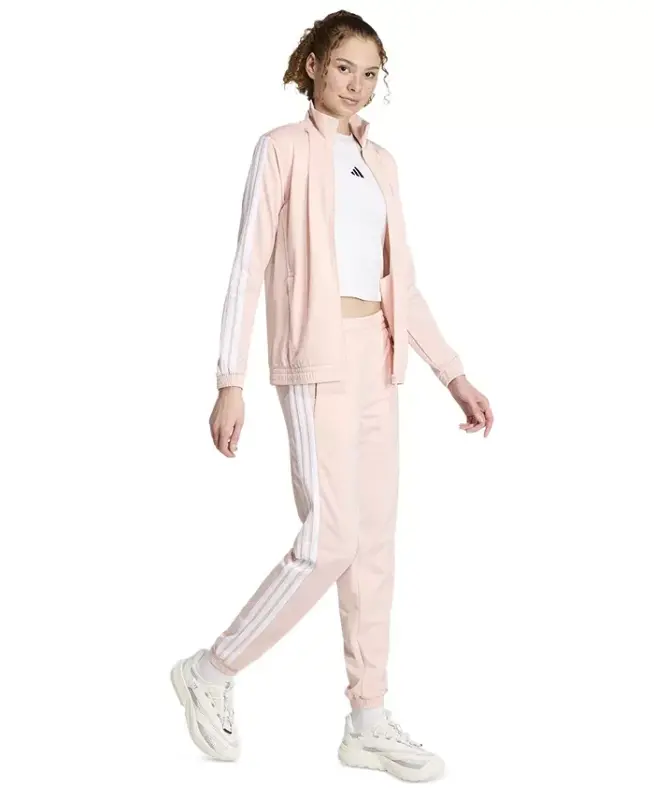 Women's Tricot 3-Stripes Track Pants - Blush Pink - 2