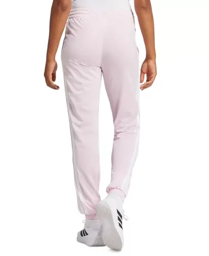 Women's Tricot 3-Stripes Track Pants-Clear Pink - 5