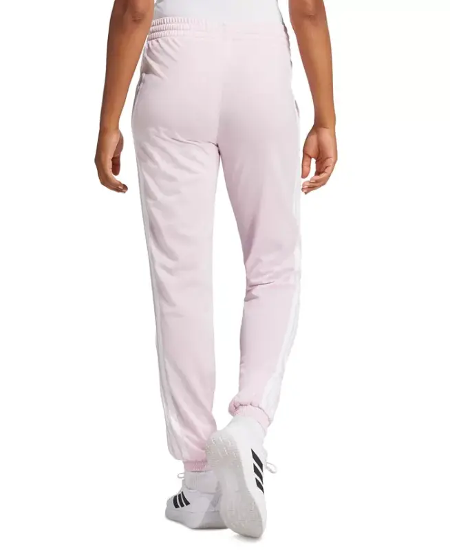 Women's Tricot 3-Stripes Track Pants-Clear Pink - 5