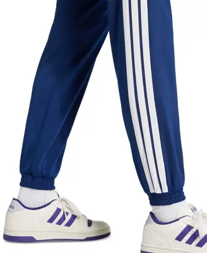 Women's Tricot 3-Stripes Track Pants-Dark Blue/white - 5