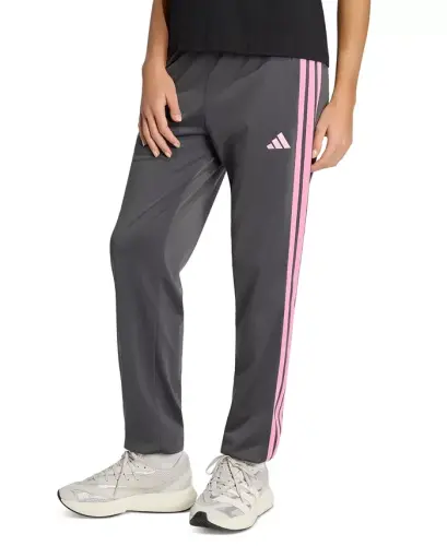 Women's Tricot 3-Stripes Track Pants - Grey Six Melange Multi Stripe - 1