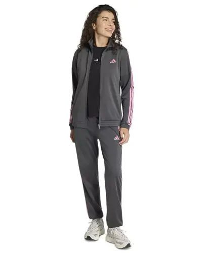 Women's Tricot 3-Stripes Track Pants - Grey Six Melange Multi Stripe - ADIDAS (1)