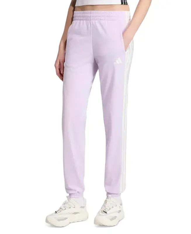 Women's Tricot 3-Stripes Track Pants - Ice Lavender - 1