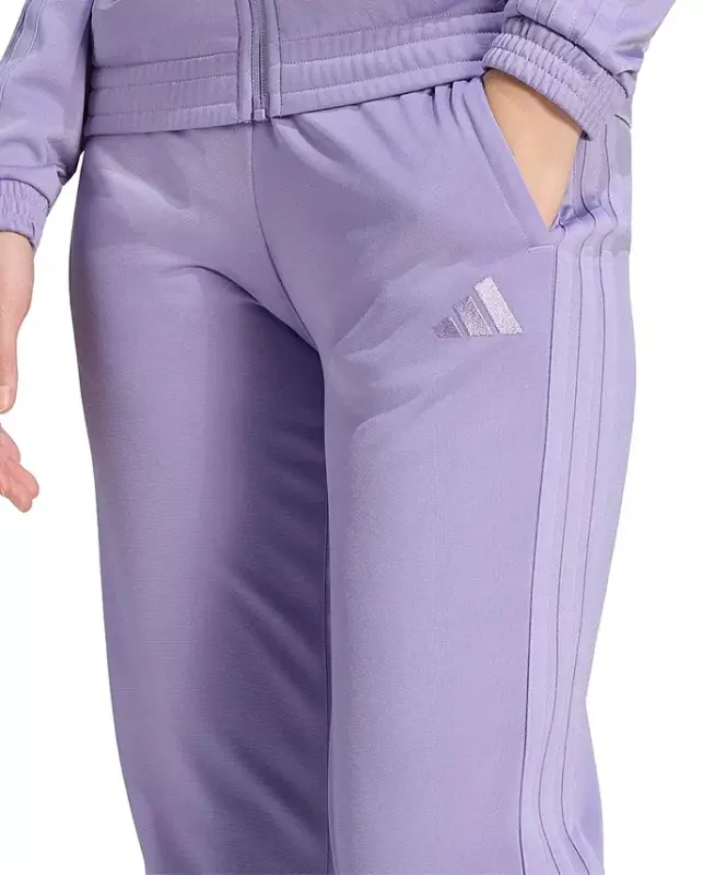 Women's Tricot 3-Stripes Track Pants - Magic Lilac/magic Lilac - 5