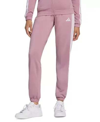 Women's Tricot 3-Stripes Track Pants - Magic Mauve/white - 1